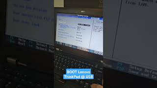 Como ARRANCAR ó BOOTEAR desde USB LENOVO ThinkPad usbboot comohacerlo booteardeusb thinkpad usb [upl. by Ralyks]