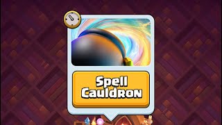 BEST DECK to Beat SPELL CAULDRON CHALLENGE in CLASH ROYALE [upl. by Bloch]