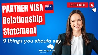 Have you written your Relationship Statement  Partner Visa Australia 2024  MARA Migration Agent [upl. by Leirad764]