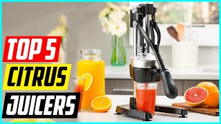 5 Best Citrus Juicers in 2022  Citrus Juicer Review [upl. by Emmy]