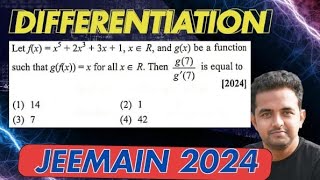 Differentiation 2024 PYQ 🔥  JEE 2025 😱🤯  jee2025 jeemains jeeadvanced jee2025strategy [upl. by Bullard508]