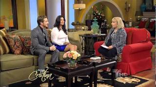 Palante con Cristina  Entrevista a Eugenio Siller y Litzy  Telemundo [upl. by Ueihtam526]