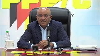 Press Conference by the General Secretary of the PPP Dr Bharrat Jagdeo July 25 2024 [upl. by Leahcimdivad]