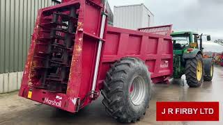 Marshall 12 Tonne Muck Spreader [upl. by Cattan790]