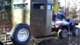 Moving Six Shooter Deer Stand to another location [upl. by Maite]