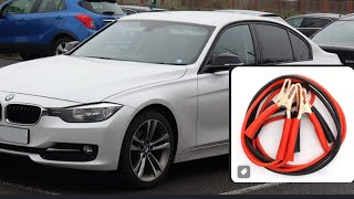 Jak odpalić awaryjnie BMW F30 z kabli rozruchowych boostera odpalanie awaryjne [upl. by Setsero632]