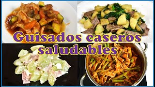 Seguimos con la dieta 3x1 GUISADOS CASEROS SALUDABLES medio menú semanal [upl. by Ellened]