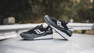 Saucony Shadow 6000 GoreTex quotBlackquot Review amp OnFeet [upl. by Ahsiener]