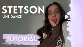 Stetson Line Dance TUTORIAL [upl. by Aicilanna]