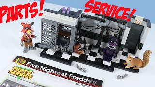 Five Nights at Freddys Fnaf PartsService McFarlane Toys Review with Hallucination [upl. by Latham317]