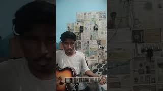 Kadhal rojave guitar cover shorts [upl. by Aisanahta]