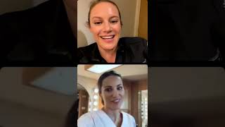 Danielle Savre and Stefania Spampinato goes live on Station 19 and Greys Anatomy set [upl. by Roti]