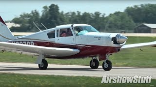 Oshkosh ArrivalsDepartures Tuesday Part 1  EAA AirVenture Oshkosh 2018 [upl. by Sutniuq]