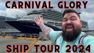 Epic 2024 Carnival Glory Ship Tour [upl. by Noivaz540]