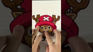 Tony Tony Chopper Sticker Book stickerbook paperdiy onepice shorts [upl. by Charity]