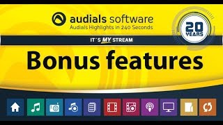 Audials 2019 in 240 Seconds  Bonus Features [upl. by Iba929]