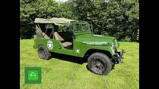 1954 WILLYS JEEP RIGHT HAND DRIVE CJ5 SOLD BY wwwcatlowdycarriagescom [upl. by Akinhoj]