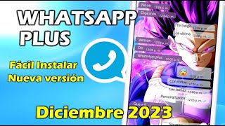 NUEVO WHATSAPP PLUS Ultima Versión  Whatsapp Plus Extremo  Ultimo Whatsapp Plus 2023 [upl. by Chiarra90]