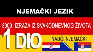 Njemacki jezik  3000 izraza iz svakodnevnog života  part 1 [upl. by Hibbitts369]