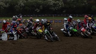 BATTLE 250 B  Heat 1  Mini Os Supercross 2014 [upl. by Ahsinelg74]