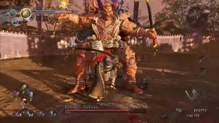 NIOH 2 Ryomen Sukuna SOLO Boss Fight [upl. by Boynton]