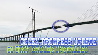 CCLEX UPDATE AUGUST 10 2021  51 STAY CABLES INSTALLED [upl. by Casi]