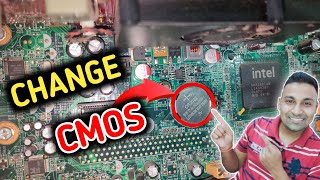 how to change cmos battery in Lenovo cpu  change cmos battery in cpu  how to open cpu ⚡⚡ [upl. by Stillas]