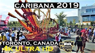 Caribana parade Toronto  4k video of the Caribbean festival Toronto [upl. by Marcella910]