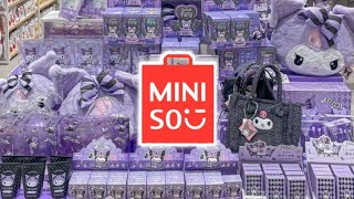 SANRIO SHOPPING AT MINISO  late night window shopping minisoofficial [upl. by Bellina]