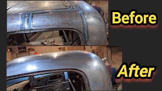 This Amazing New Trick Will Save You a Fortune on Bondo 1953 Chevy Top Chop Part 3 [upl. by Rebba]