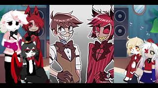 Hazbin hotel react to themselves pt 1 FULL ALASTOR PART [upl. by Formica]