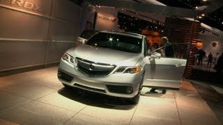 2012 Detroit Auto Show Acura RDX  Consumer Reports [upl. by Nerhtak]