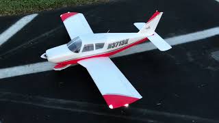 Eflite 13m Piper Cherokee 2nd Flight [upl. by Ellenahc72]