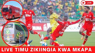 🔴🅻🅸🆅🅴 WACHEZAJI WA SIMBA NA YANGA WAKIWASILI KWA MKAPA [upl. by Condon]