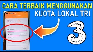 Cara Menggunakan Kuota Lokal Tri buat yang Belum Paham [upl. by Papert740]