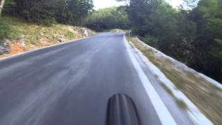 Ivanova korita  Cetinje  bike downhill  last summer [upl. by Auot]