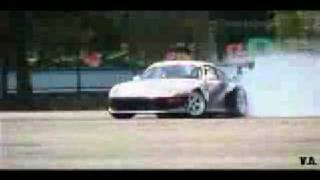 hankook JIC magic porsche 993 GT2 drift test [upl. by Nojad134]