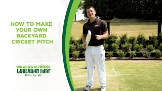 How to make your own backyard cricket pitch [upl. by Nahs]