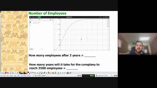 Gompertz Growth Function in Desmos with Mr Larson [upl. by Edahs]