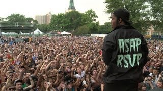 AAP Rocky  quotBassquot  Pitchfork Music Festival 2012  PitchforkTV [upl. by Flam]