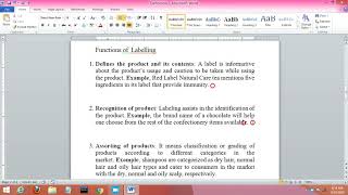 Labelling Meaning Types  Functions and Importance [upl. by Barstow]