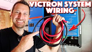 Victron Multiplus ii Installation  Complete Wiring For Off Grid [upl. by Kcinemod]