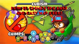 BTD6 HOW TO BEAT CUBISM ON CHIMPS THE FAST AND EASY WAY [upl. by Jannelle281]