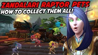 How To Collect The New Zandalari Raptors [upl. by Mia]