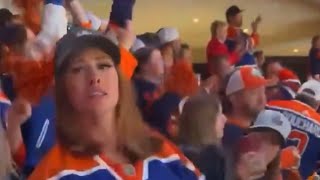 Edmonton Oilers Fan Flashes Video [upl. by Regdirb]