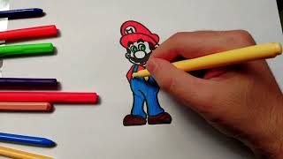 Comment dessiner Mario facilement [upl. by Nov]