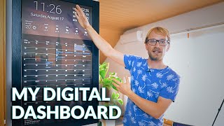 Making a Digital Dashboard w Google Calendar integration [upl. by Lontson]