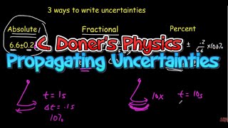 IB Physics Propagating Uncertainties [upl. by Doro305]