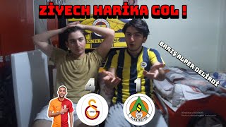 GALATASARAY 4 0 ALANYASPOR MAÇINI FANATİK FENERBAHÇELİLER İZLİYOR [upl. by Irotal]