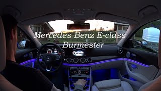 Mercedes Benz Eclass 2018 Burmester audio [upl. by Meneau]